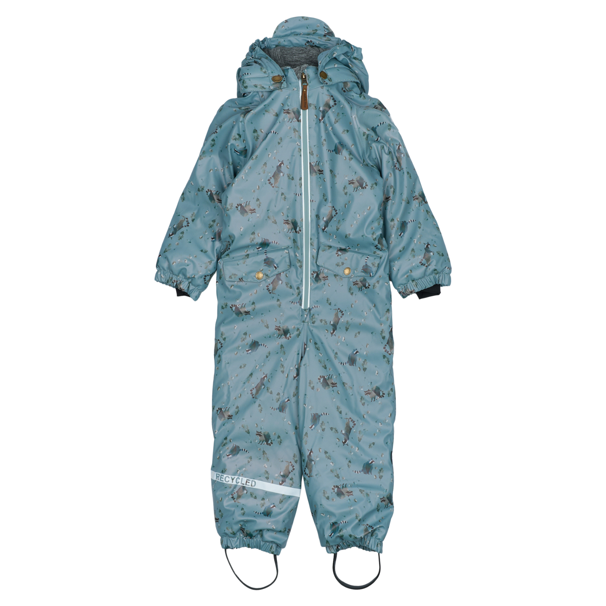 Mikk-Line - PU Snowsuit Recycled AOP, 15006 - Lead