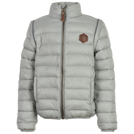 Mikk-Line - Nylon Puffer 2-in-1 Jacket, 16734 - Neutral Grey