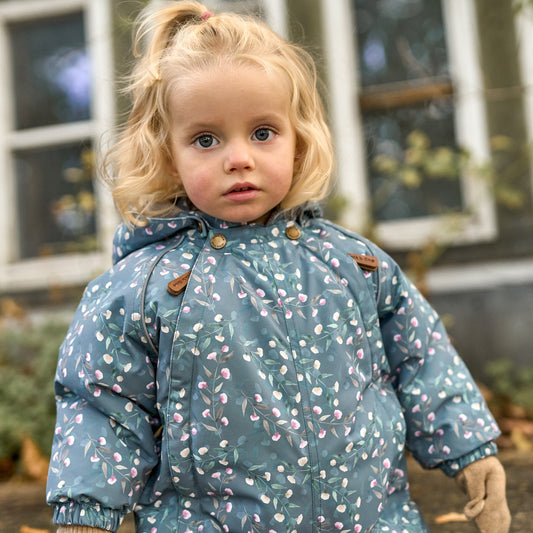 Mikk-Line - Polyester Baby Suit AOP, 16920 - Floral Shadow AOP