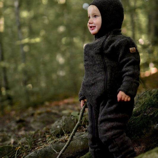 Mikk-Line - Wool Suit, 21005 - Dark Brown Melange