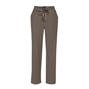 Liberté - Natalia Straight Pants, 22061 - Black Sand Stripe
