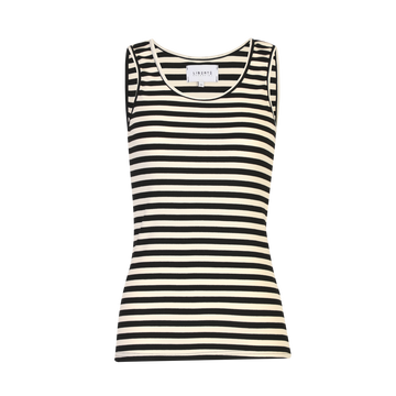 Liberté - Natalia Tank Top, 21160 - Black Creme Stripe
