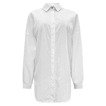 Liberté - Sara LS Shirt, 21223 - White Diamond Stripe