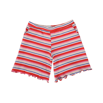 Liberté - Natalia KIDS Shorts, 21234 - Creme Orange Blue Stripe