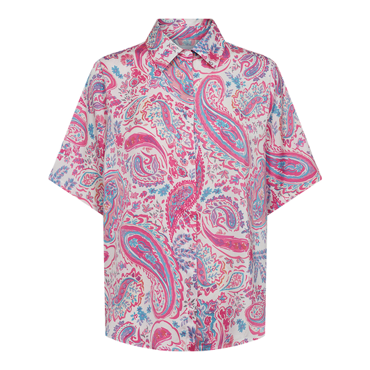 Liberté - Elin SS Shirt, 21432 - Pink Paisley