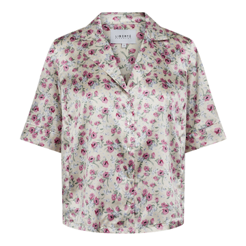 Liberté - Danda SS Shirt, 21449 - Creme Flower