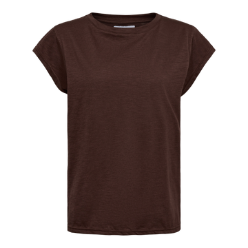 Liberté - Ulla SS T-shirt, 21469 - Dark Brown
