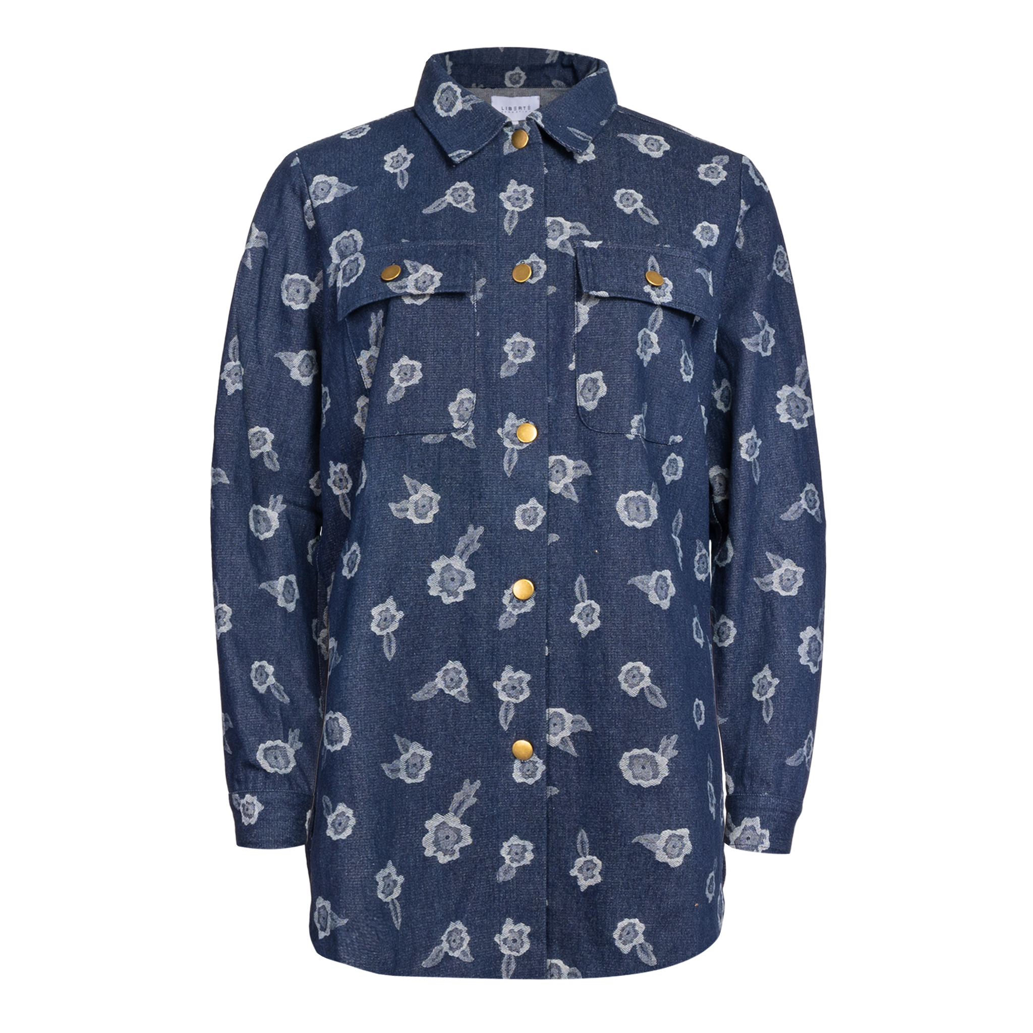 Liberté - Mitty Shirt Jacket, 21503 - Denim Flower