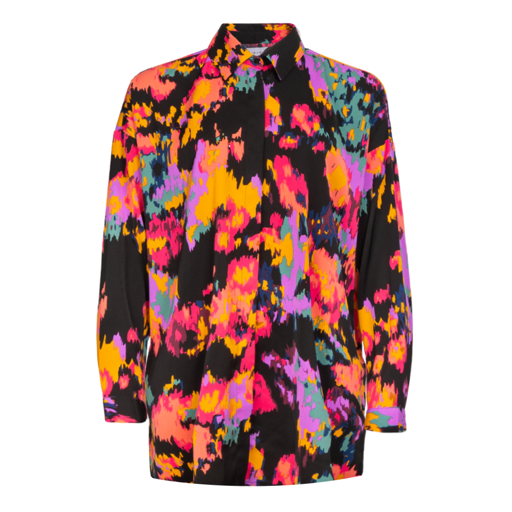 Liberté - Mille LS Shirt, 21523 - Multicolor Black