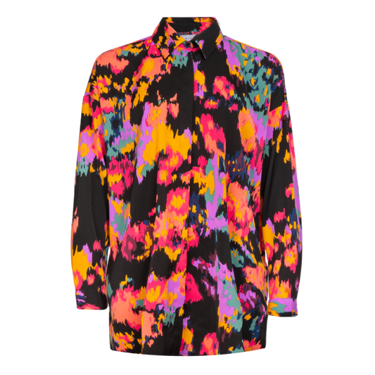 Liberté - Mille LS Shirt, 21523 - Multicolor Black
