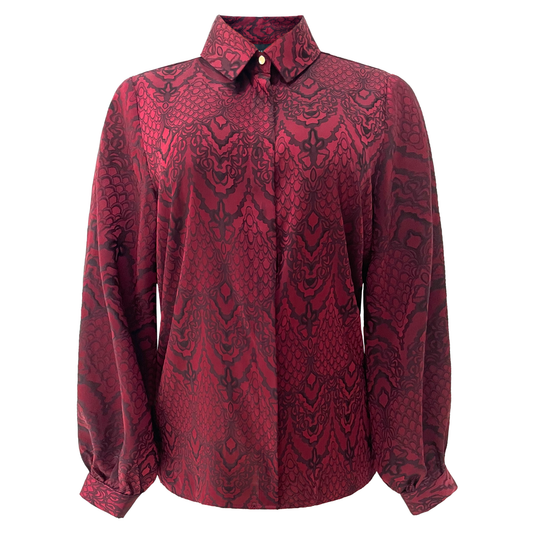Liberté - Lala LS Shirt, 21529 - Bordeaux