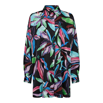 Liberté - Lulu LS Shirt, 21547 - Colorful Black Flower