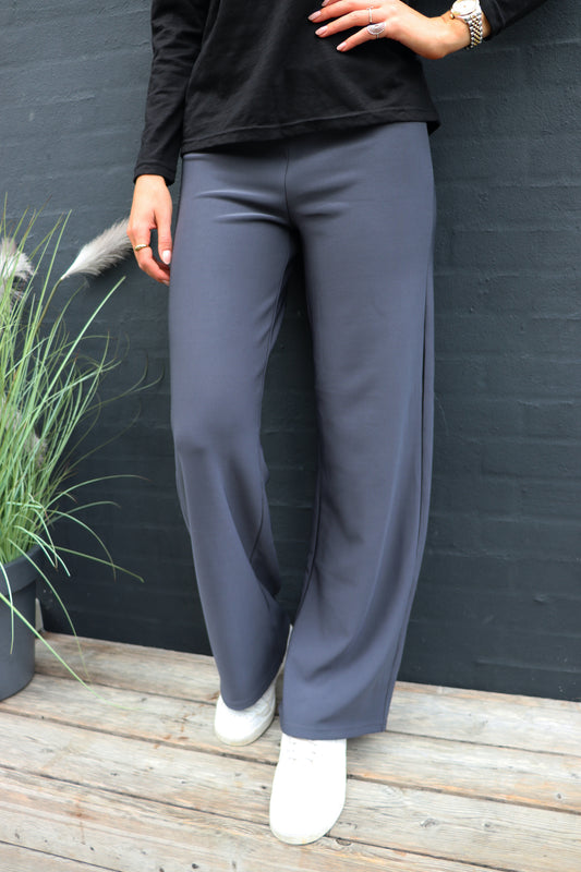 Liberté - Henne Wide Pants, 21581 - Anthracite Grey