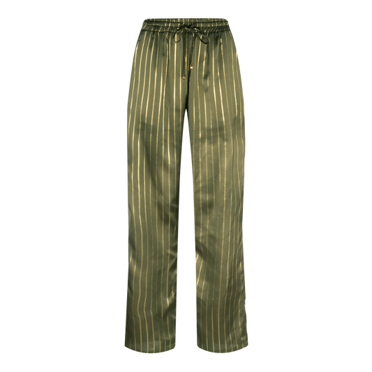 Liberté - Silja Pants, 21630 - Army Gold Pinstripe