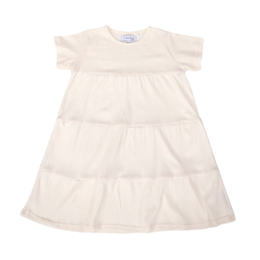 Liberté - Pixie SS Layer Dress KIDS, 21689 - Creme