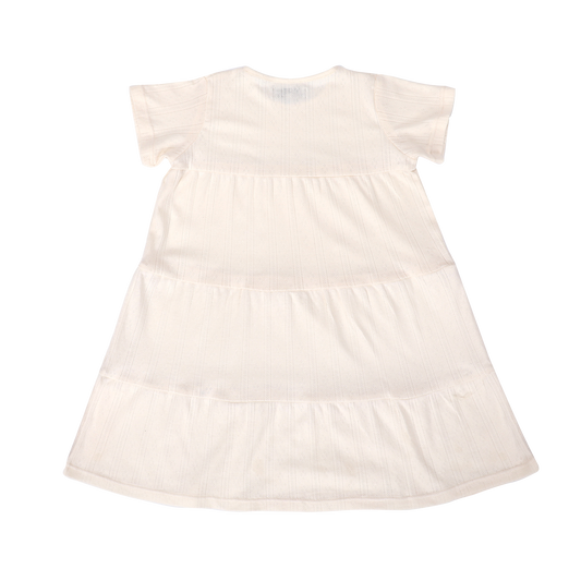 Liberté - Pixie SS Layer Dress KIDS, 21689 - Creme