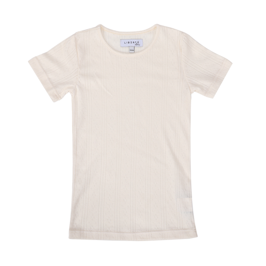 Liberté - Pixie SS Blouse KIDS, 21690 - Creme