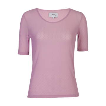 Liberté - Mesh SS T-Shirt Dot, 22011 - Lavender