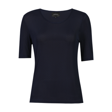 Liberté - Mesh SS T-Shirt Dot, 22011 - Navy