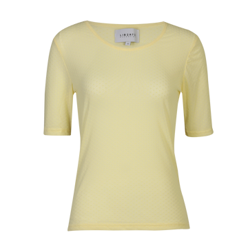 Liberté - Mesh SS T-Shirt Dot, 22011 - Yellow