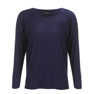 Liberté - Natalia LS Boxy Blouse, 22060 - Navy