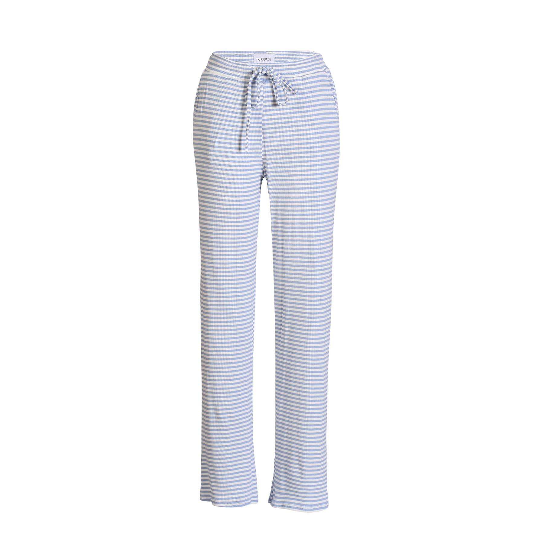 Liberté - Natalia Straight Pants, 22061 - Light Blue White Stripe