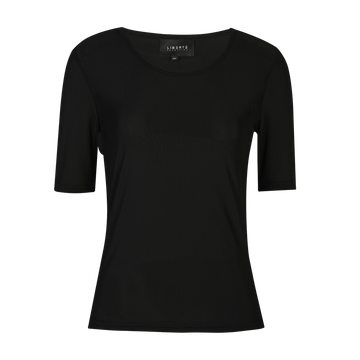 Liberté - Mesh SS T-Shirt, 22064 - Black