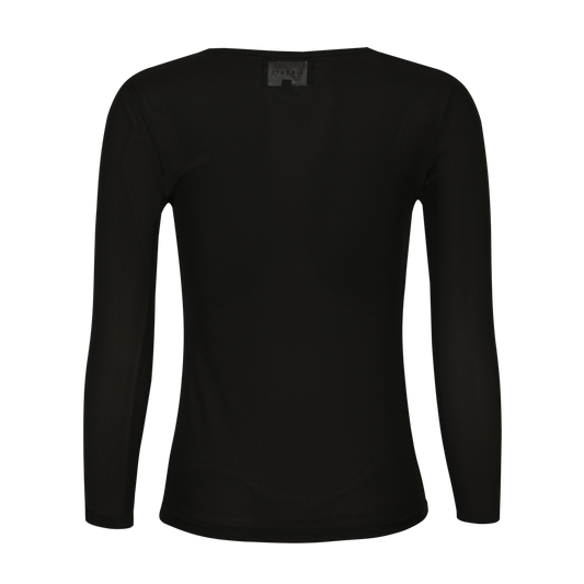 Liberté - Mesh LS T-Shirt, 22065 - Black