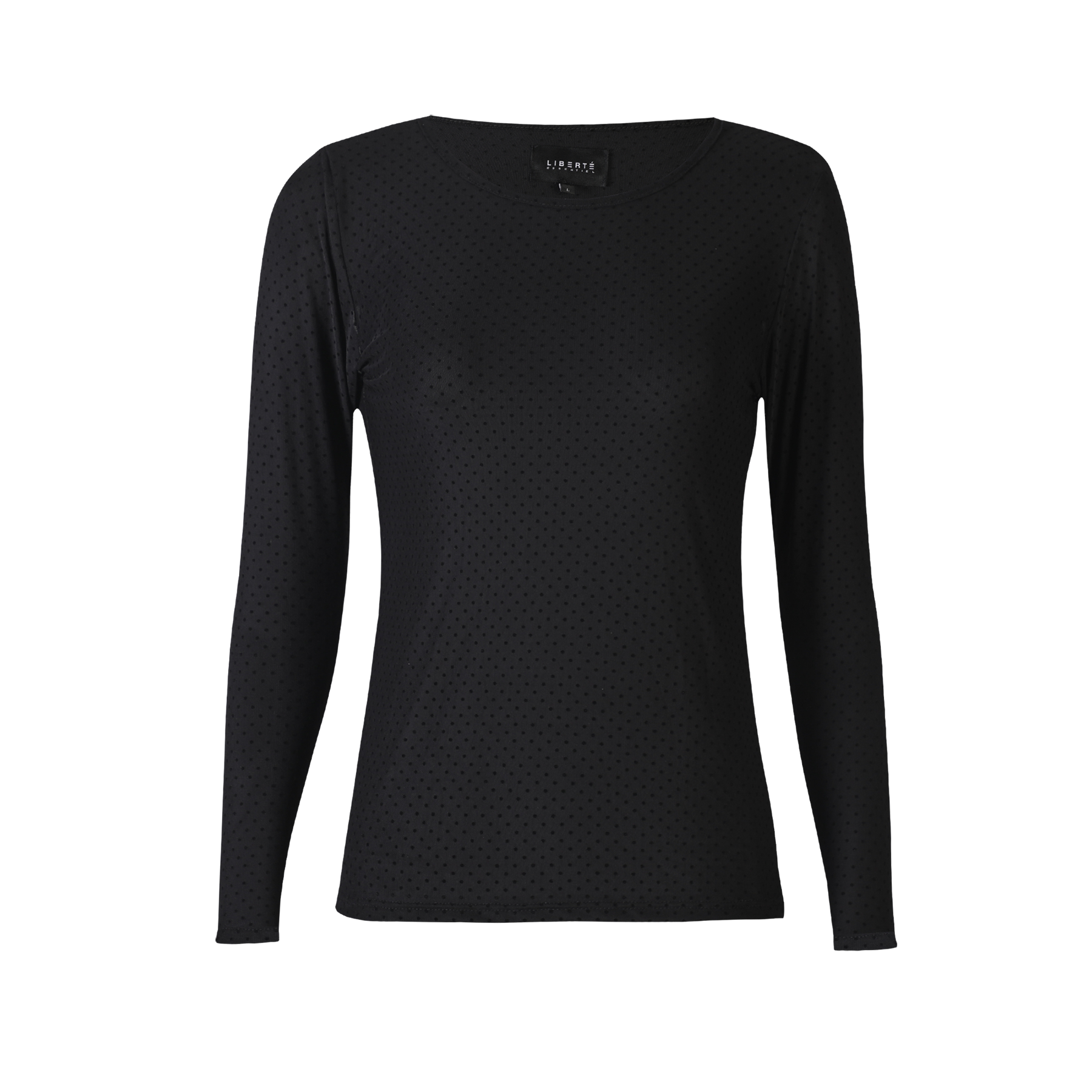 Liberté - Mesh LS T-Shirt, 22065 - Black Dot