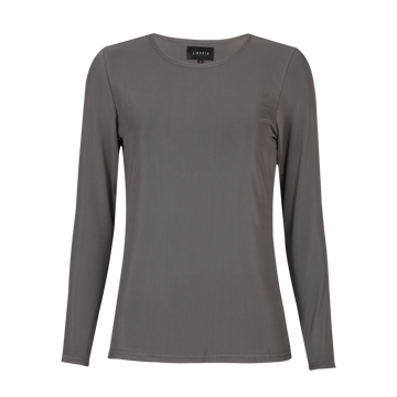 Liberté - Mesh LS T-Shirt, 22065 - Dark Grey