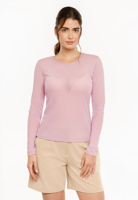 Liberté - Mesh LS T-Shirt, 22065 - Lavender