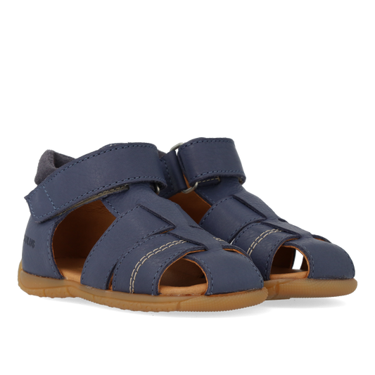 Angulus - Begyndersandal Med Velcro, 2209 - Indigo