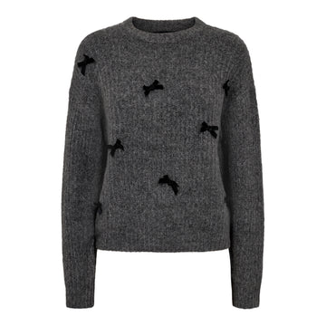 Liberté - Fro Bow Pullover, 22104 - Dark Grey