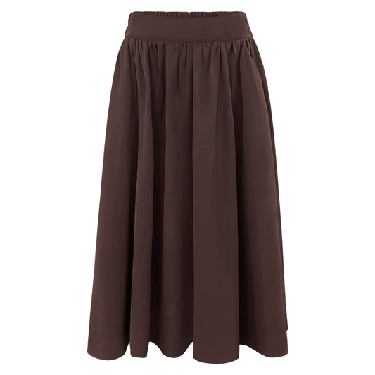 Liberté - Frede Long Skirt, 22112 - Dark Chocolate