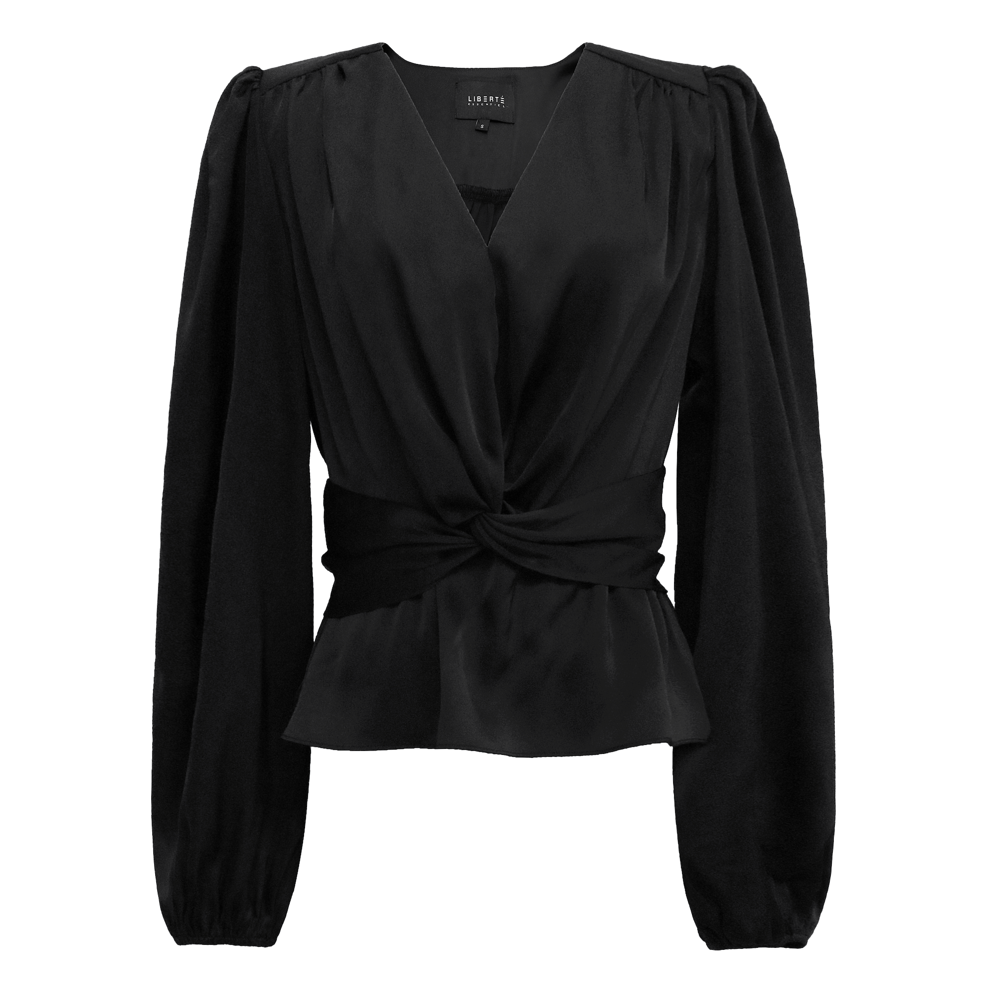 Liberté - Tiki LS Twist Blouse, 22120 - Black