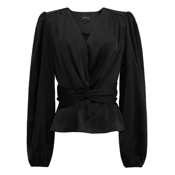 Liberté - Tiki LS Twist Blouse, 22120 - Black
