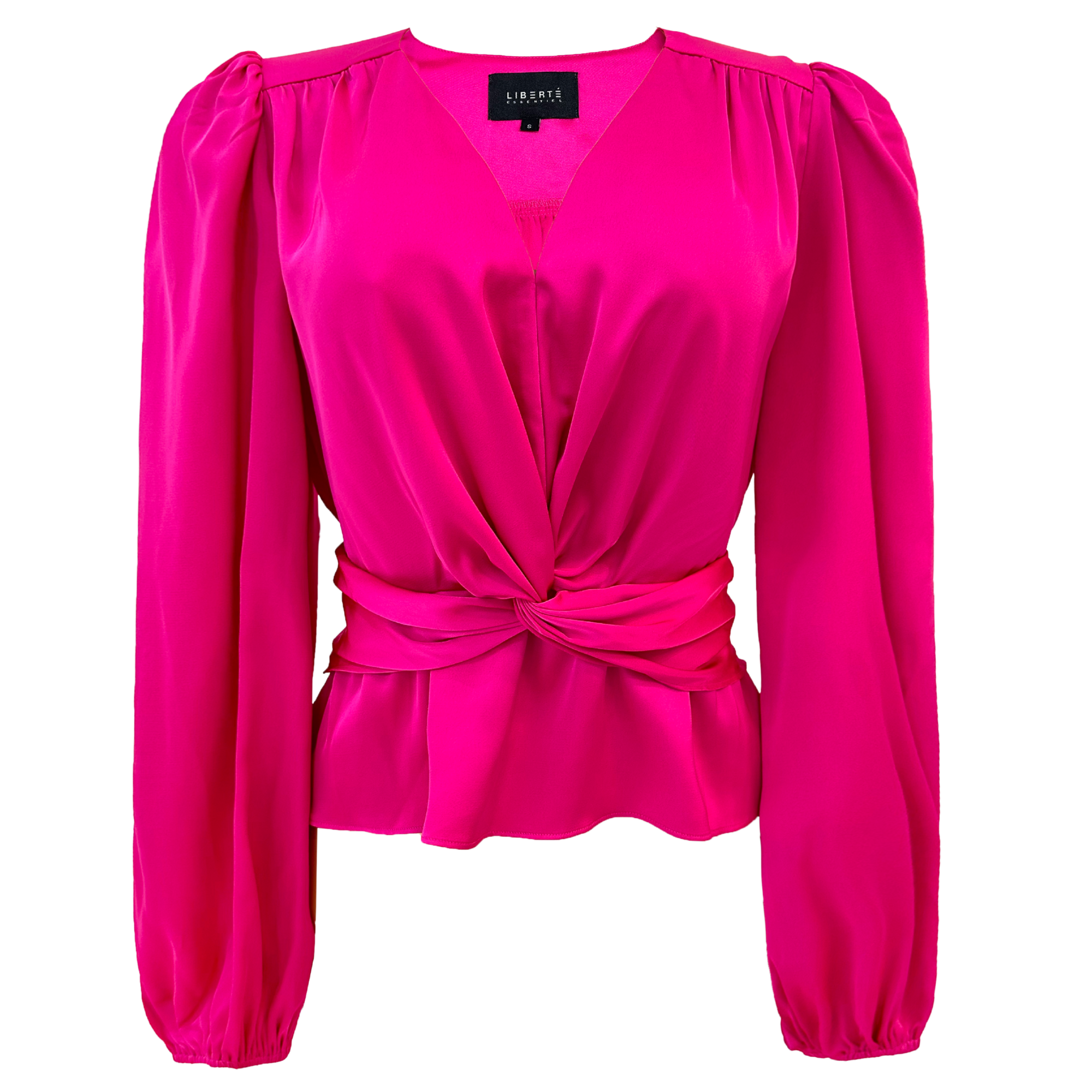 Liberté - Tiki LS Twist Blouse, 22120 - Pink
