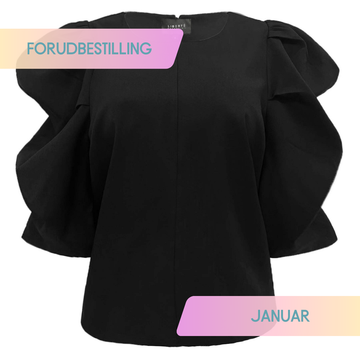 FORUDBESTILLING // Liberté - Winnie Blouse, 22140 - Black (Levering ca. uge 1)