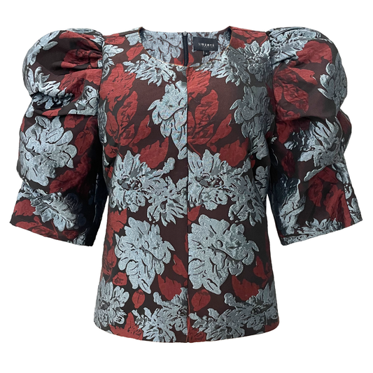 Liberté - Winnie Blouse, 22140 - Bordeaux Silver