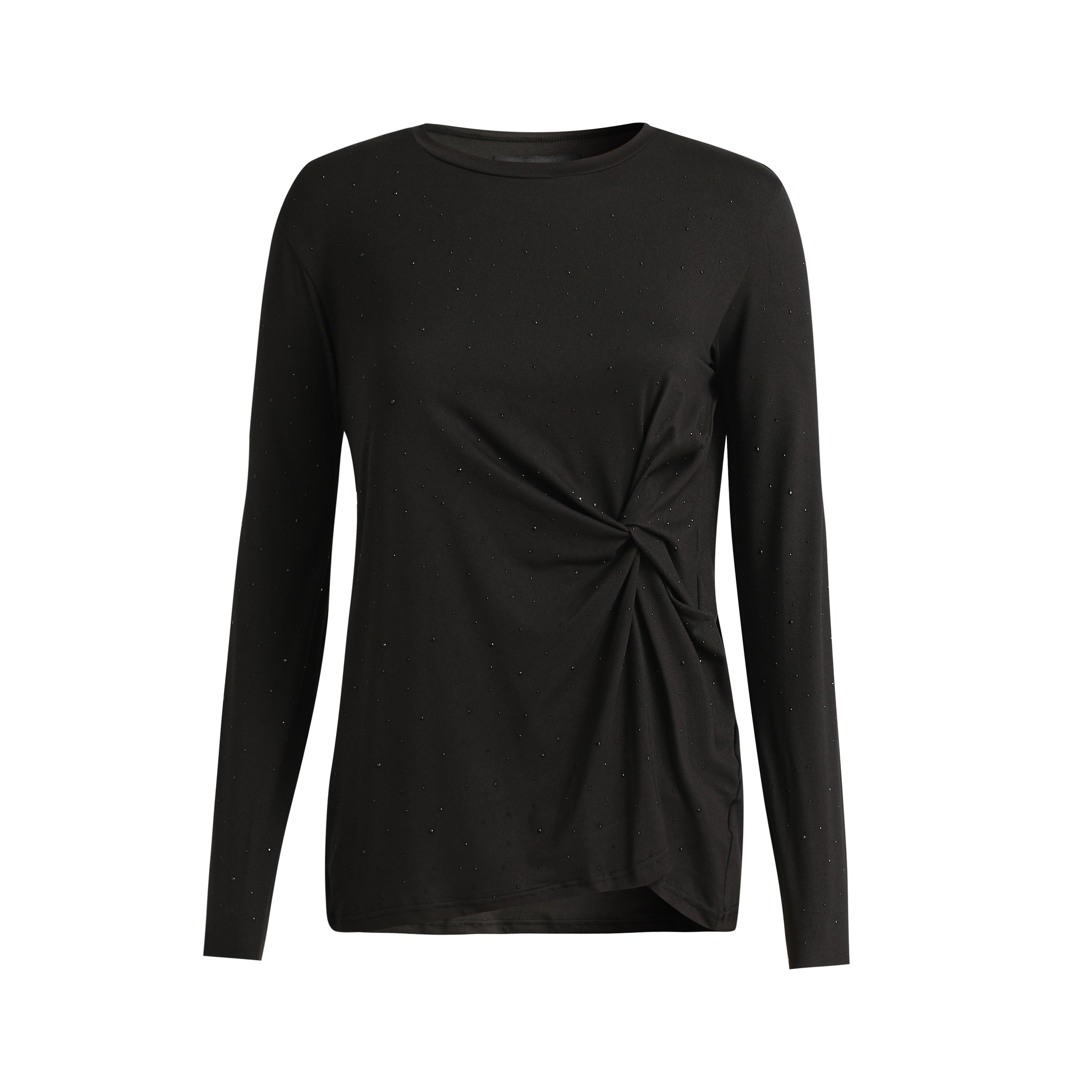 Liberté - Alma LS Twist T-shirt, 22148 - Black Black Simili