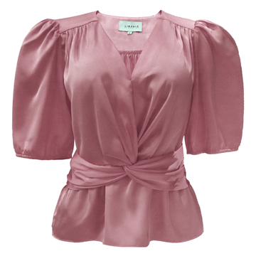 Liberté - Tiki SS Twist Blouse, 22205 - Dusty Rose