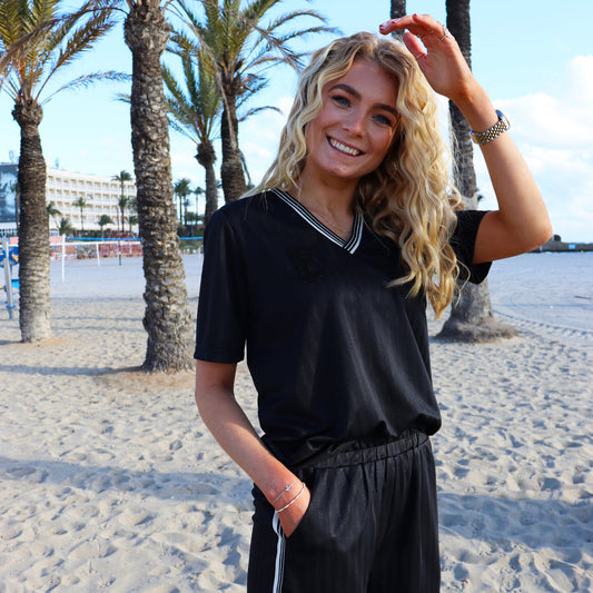 Liberté - Felia SS T-Shirt, 22228 - Black Simili