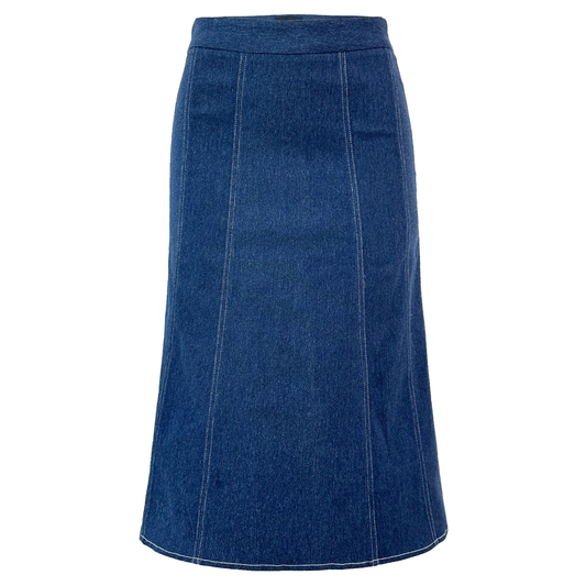 Liberté - Asta Ashape Skirt, 22248 - Blue Denim
