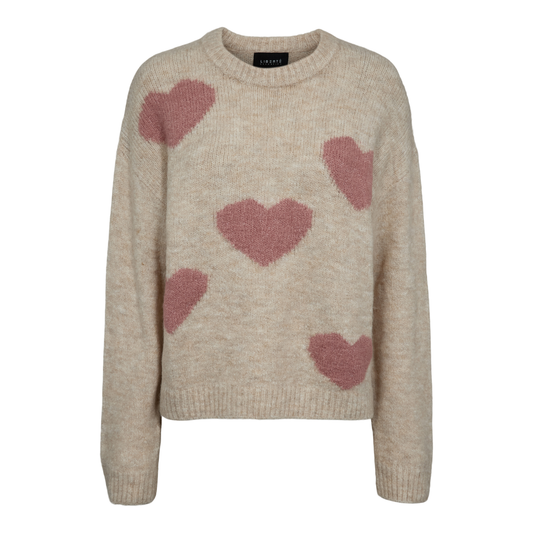 Liberté - Fro Heart Pullover, 22259 - Ivory Rose Heart