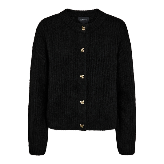 Liberté - Fro O-Neck Cardigan, 22260 - Black