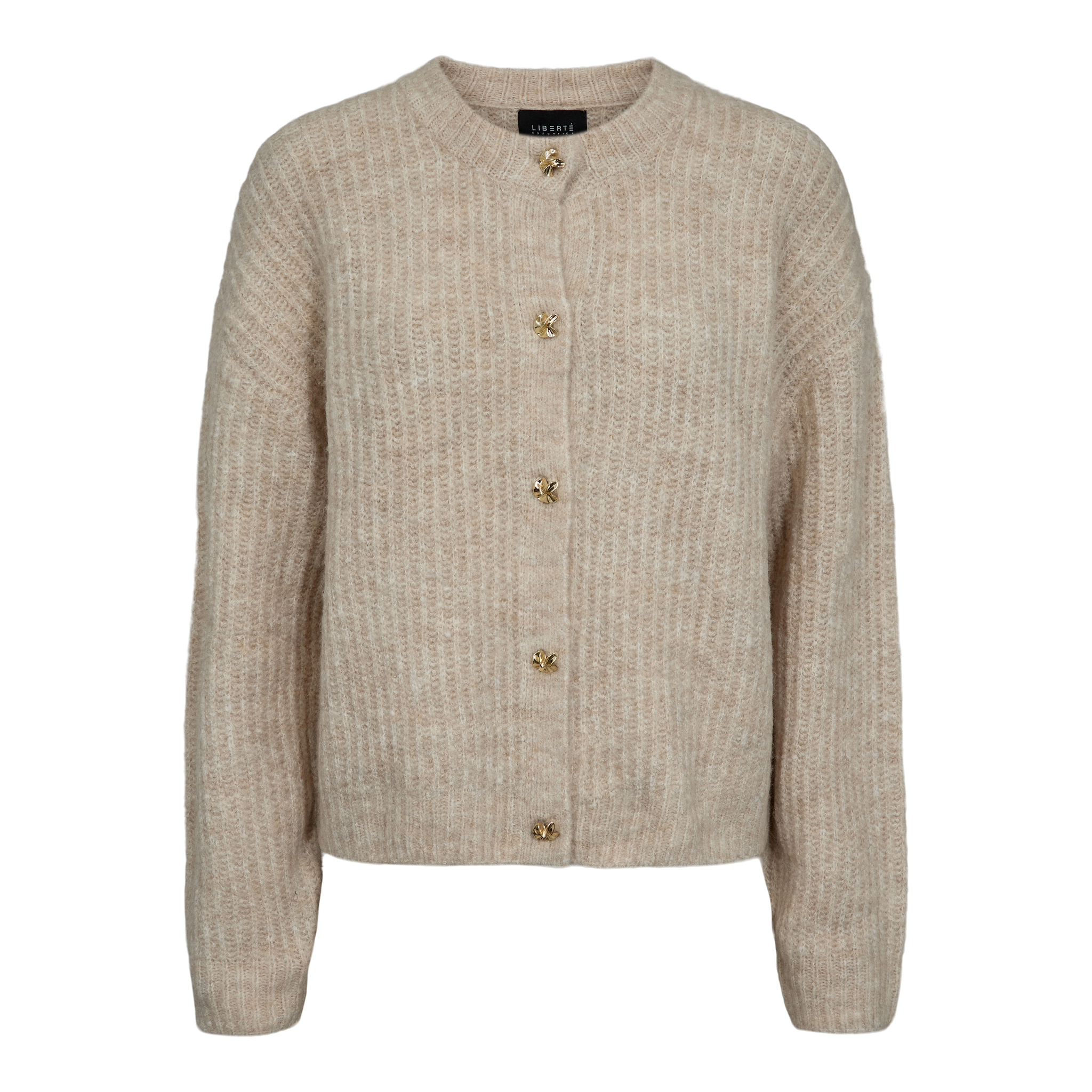 Liberté - Fro O-Neck Cardigan, 22260 - Ivory