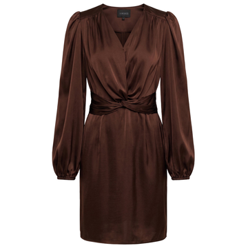 Liberté - Tiki LS Twist Dress, 22264 - Dark Brown