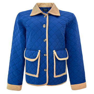 Liberté - Mimi Quilt Corduroy Jacket, 22305 - Navy Sand