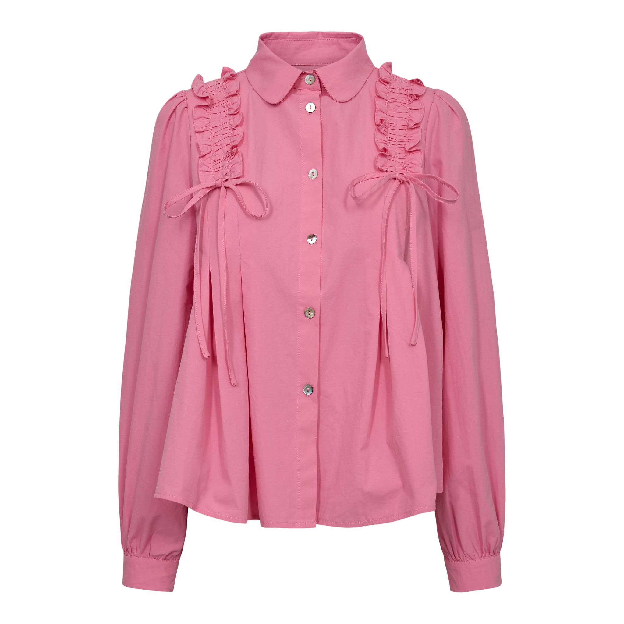 Liberté - Fie LS Frill Shirt, 22308 - Pink