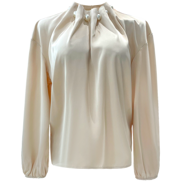 Liberté - Pip LS Pearl Blouse, 22313 - Champagne
